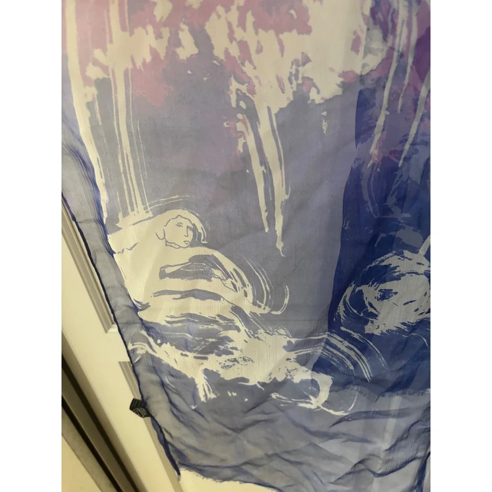 Vintage sheer silk